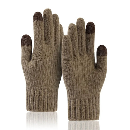 Thick Adult Gloves W/ 2 Finger Touch