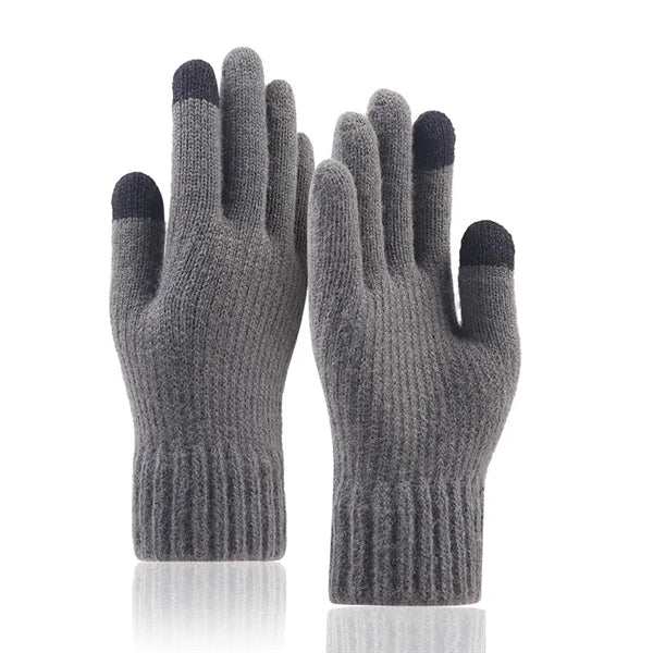 Thick Adult Gloves W/ 2 Finger Touch
