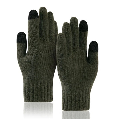 Thick Adult Gloves W/ 2 Finger Touch