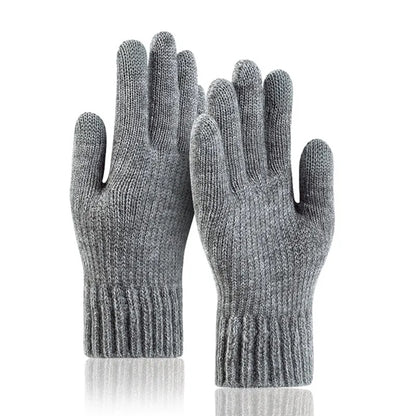 Thick Adult Gloves W/ 2 Finger Touch