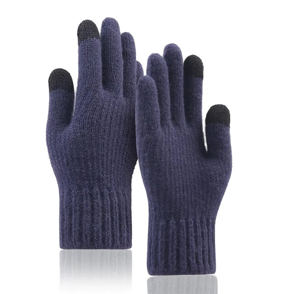 Thick Adult Gloves W/ 2 Finger Touch