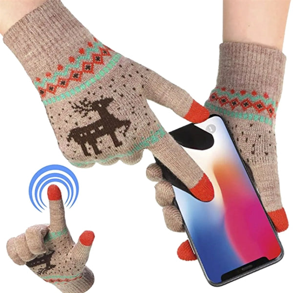 Adult Female Gloves W/ 2 Finger Touch