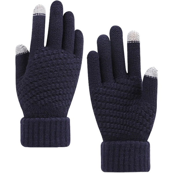 Thick Adult Female Gloves W/ 2 Finger Touch