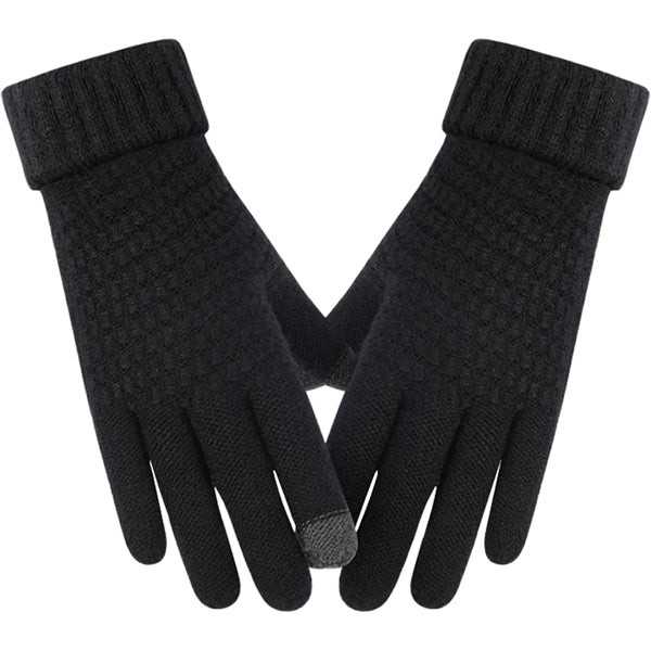 Thick Adult Female Gloves W/ 2 Finger Touch