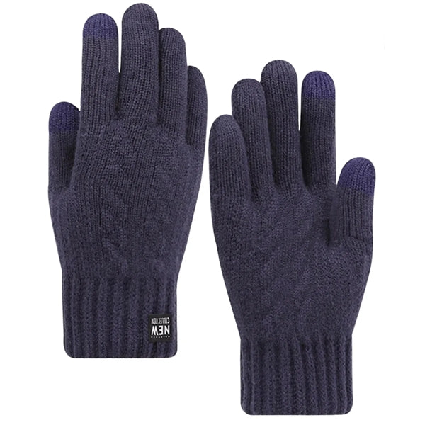 Thick Adult Female Gloves W/ 2 Finger Touch