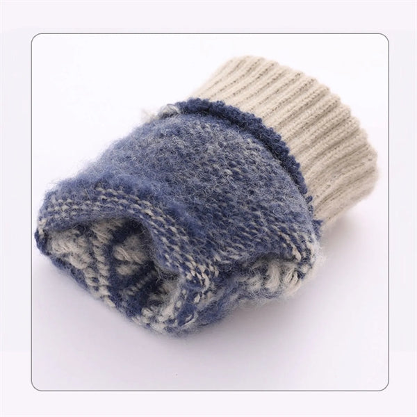 Cold Resistance Adult Male Gloves W/ 3 Finger Touch