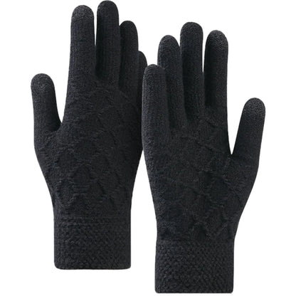 Cold Resistance Adult Winter Gloves W/ 2 Finger Touch