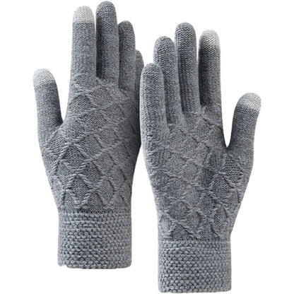 Cold Resistance Adult Winter Gloves W/ 2 Finger Touch