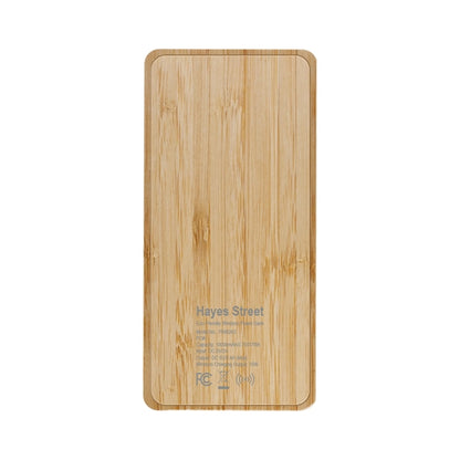 Hayes Bamboo Wireless Powerbank 10,000mAh