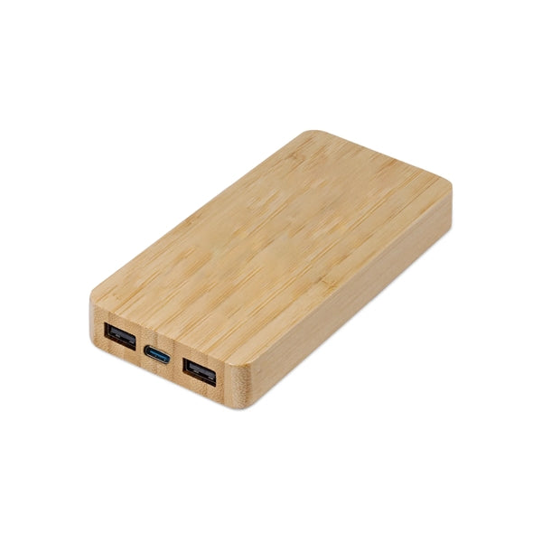 Hayes Bamboo Wireless Powerbank 10,000mAh