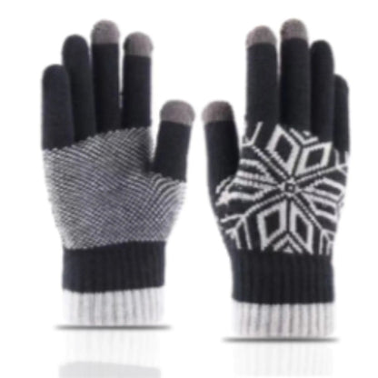 Non-Slip Winter Gloves W/ 3 Finger Touch