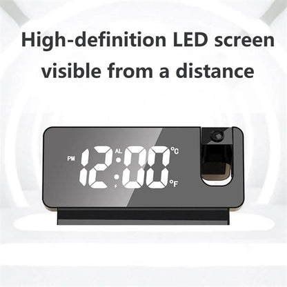 LED Projection Alarm Clock