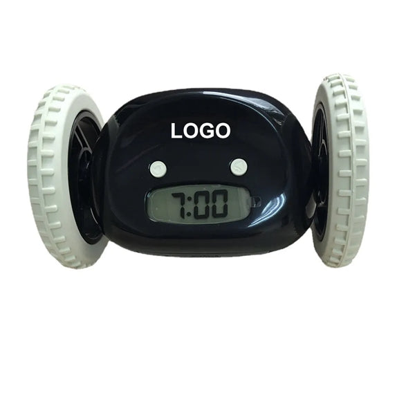 Alarm Clock on Wheels