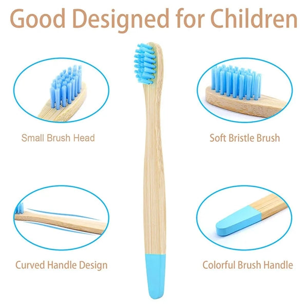 Eco-Friendly Kids Bamboo Toothbrush