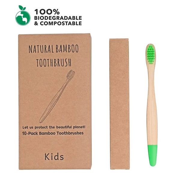 Eco-Friendly Kids Bamboo Toothbrush