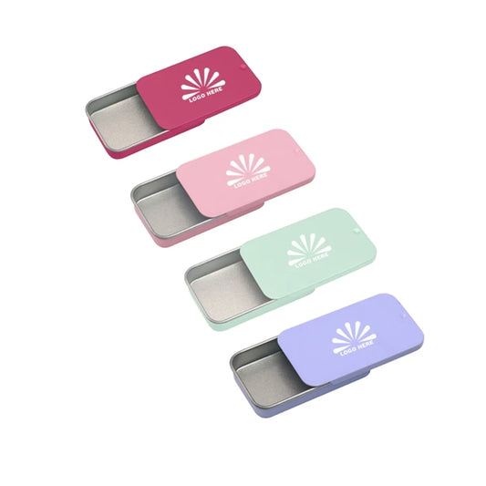Small Rectangular Sliding Tins