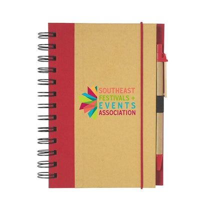 Full color Eco-Inspired Spiral Notebook & Pen