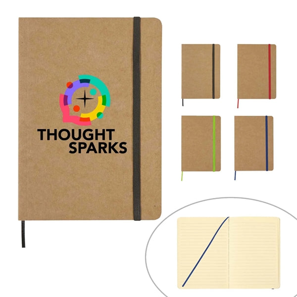 Jornikolor Eco Notebook with Recycled paper and strap