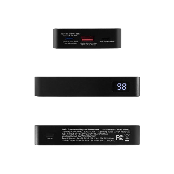 Lucid MagSafe Wireless Powerbank 10,000mAh