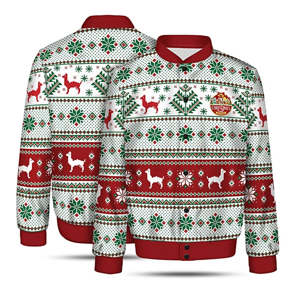 SUBLIMATED MEN'S VARSITY JACKET (Christmas Special)