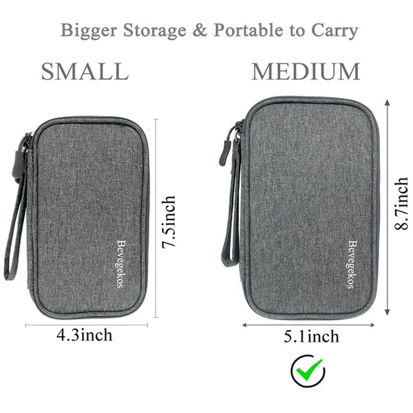 Cable Cord Electronics Carrying Bag