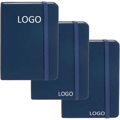 A6 Lined Notebook Hardback W/ Matching Color Elastic Closure