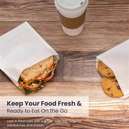 Greaseproof Paper Sandwich Bag Pastry Sleeve