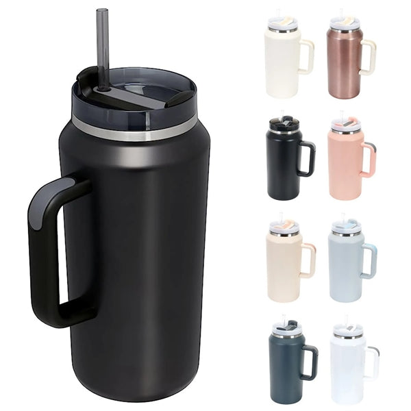 64 Oz Tumbler With Straw