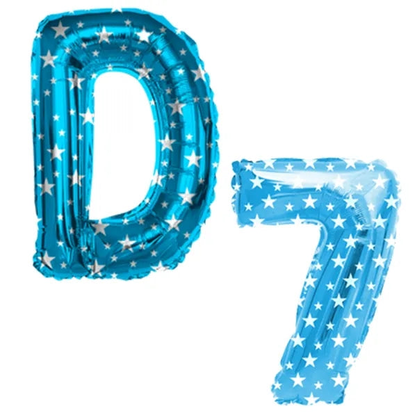 40" Custom Letter & Number Mylar Balloons