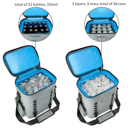 21L Luxury Large Capacity Insulated Soft Cooler Backpack