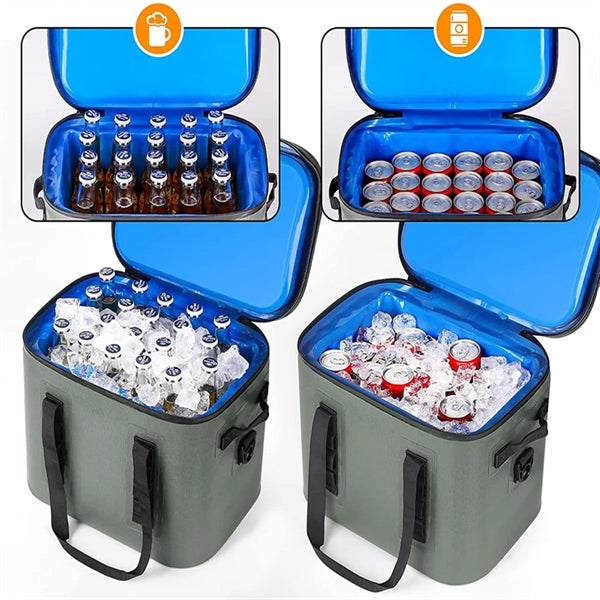 30 Cans Soft Waterproof Leak Proof Insulated Cooler Bags