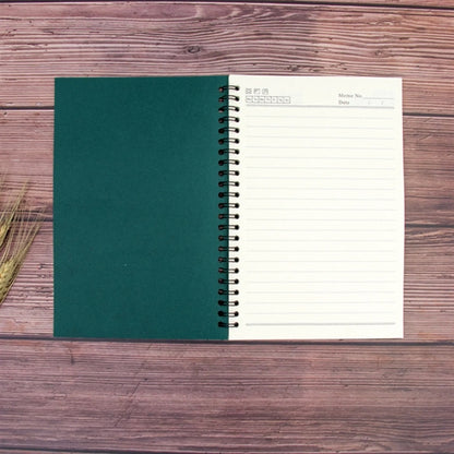 A5 College Ruled Spiral Notebook with Soft Kraft Cover