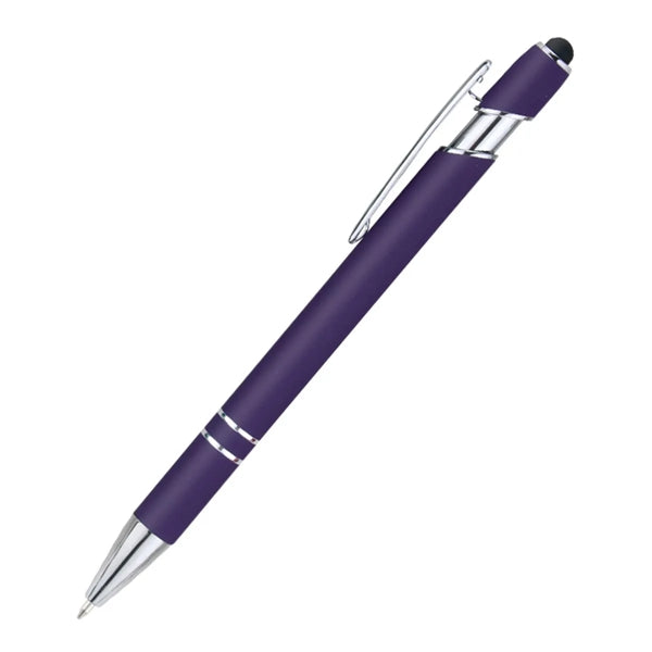 Metal Ballpoint Soft Stylus Touch Pen