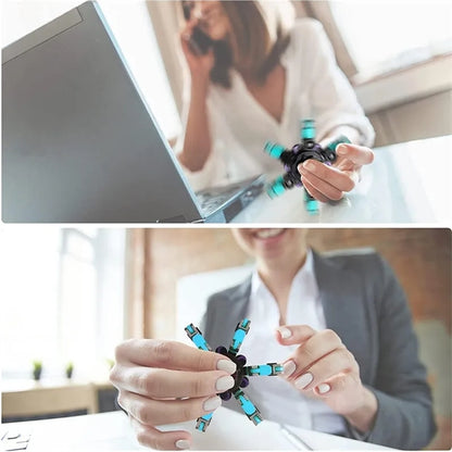 DIY Deformable Robot Fingertip Toy Fidget Spinner