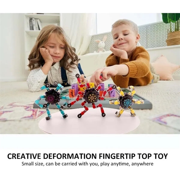 DIY Deformable Robot Fingertip Toy Fidget Spinner