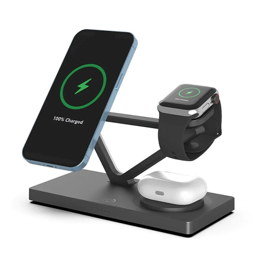 5 in 1 Fast Wireless Charger Stand Magnetic Charging Station