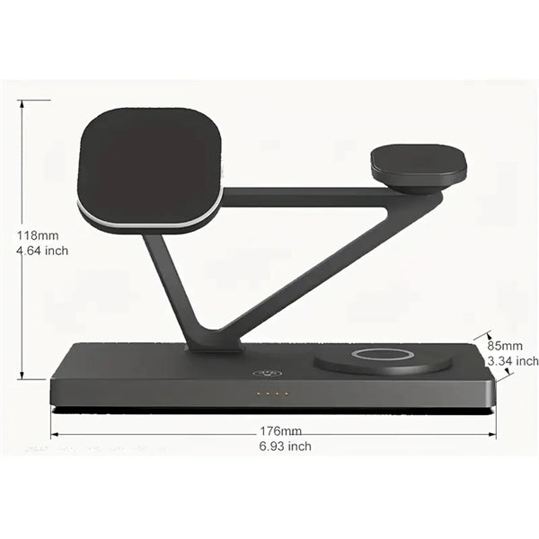 5 in 1 Fast Wireless Charger Stand Magnetic Charging Station