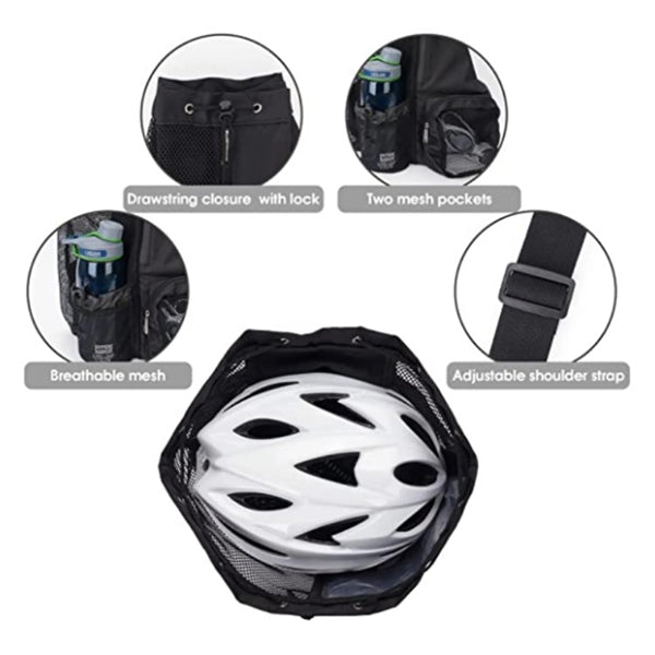Swim Mesh Drawstring Backpack