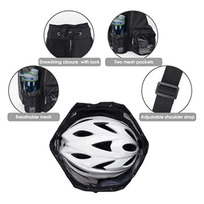 Swim Mesh Drawstring Backpack