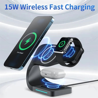 4 In 1 Magnetic Wireless Charger Stand