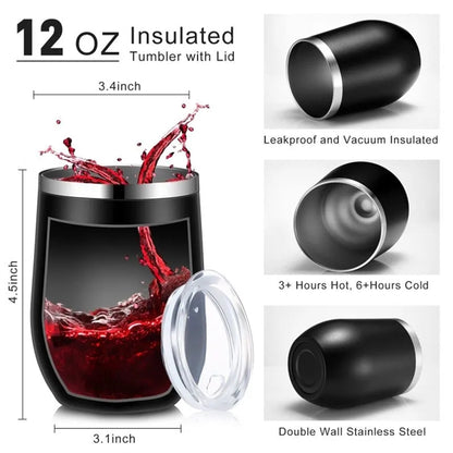 12oz Egg Shape Stainless Steel Mug