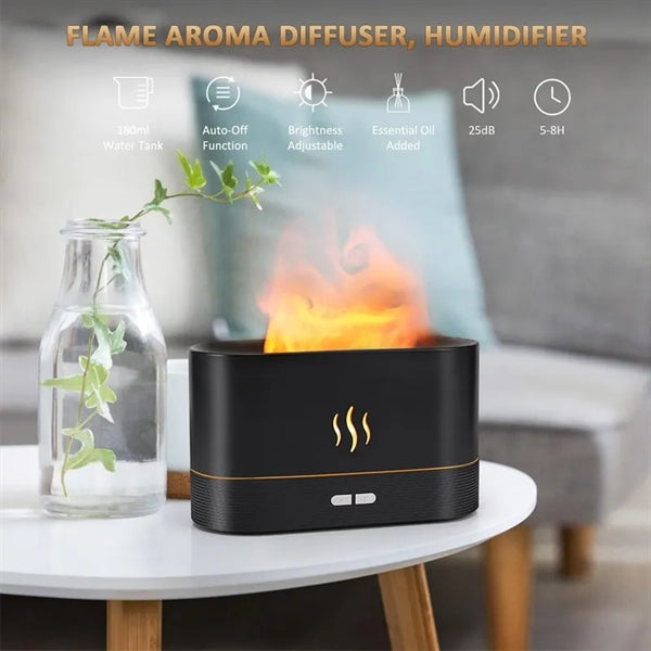 Flame Diffuser Humidifier Essential Oil