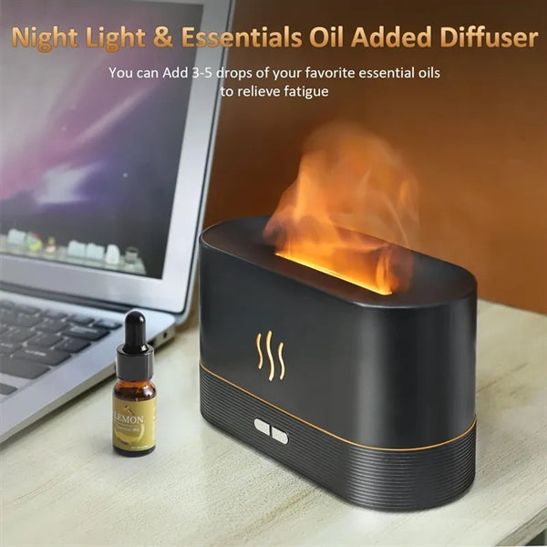 Flame Diffuser Humidifier Essential Oil