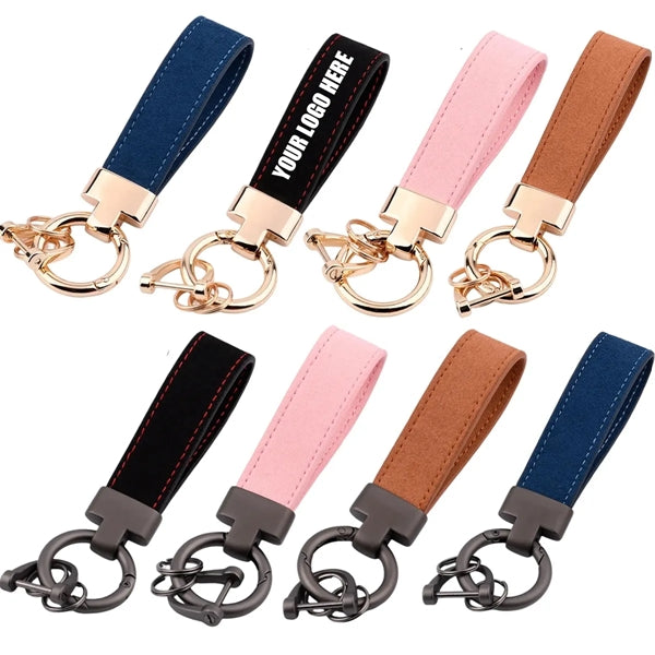Leather Strap Car Key Chain