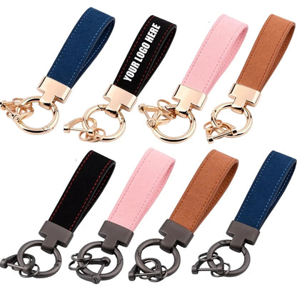 Leather Strap Car Key Chain