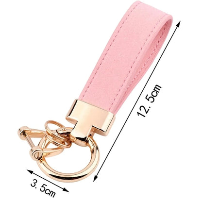 Leather Strap Car Key Chain