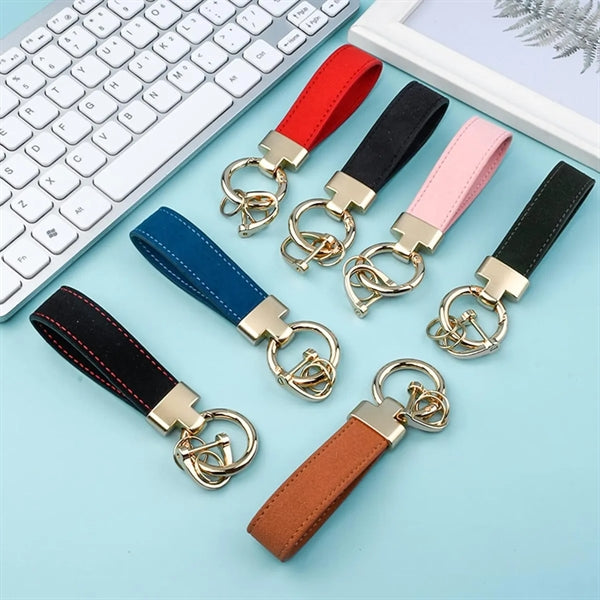 Leather Strap Car Key Chain