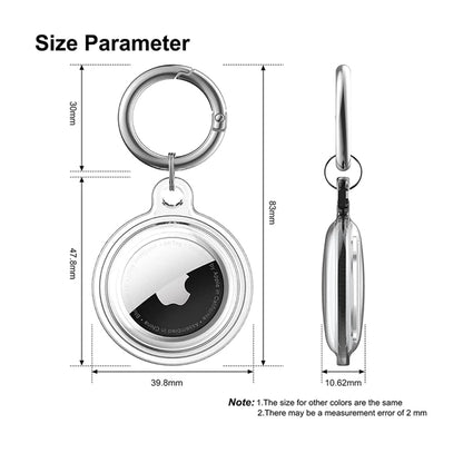 Waterproof Full Body Protective Apple tag Holder Keychain