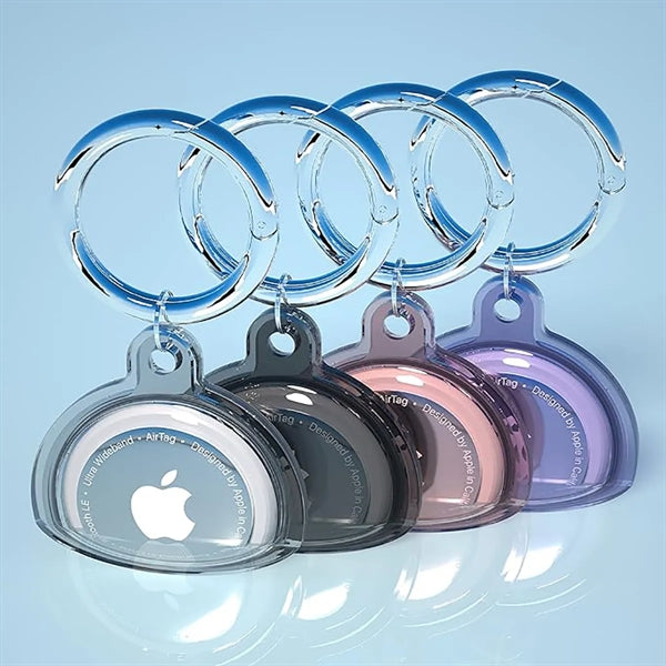 Waterproof Full Body Protective Apple tag Holder Keychain