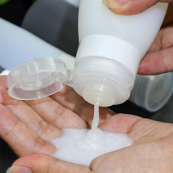 3oz 4 Pack Silicone  Travel Bottles Set for Toiletries